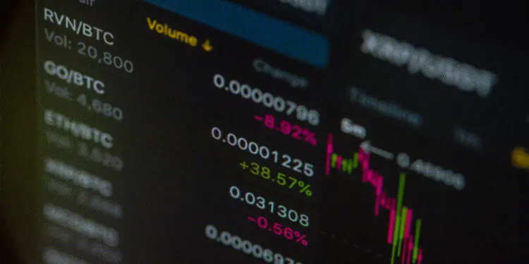 crypto trading platform screen