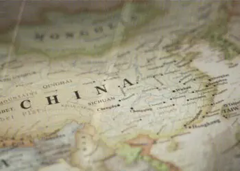world map of china