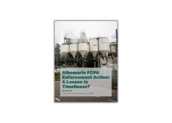 Albemarle FCPA Enforcement Action