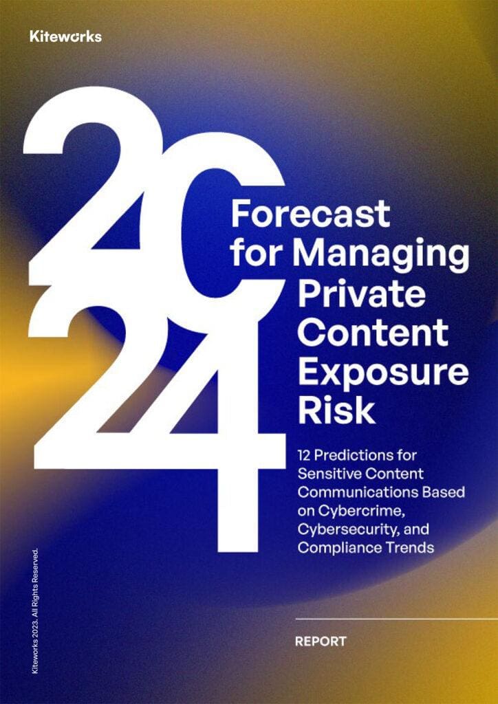 Kiteworks Private Content Exposure Risk Forecast 2024