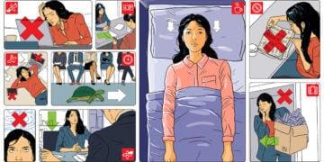 airline instruction card parody job seeker