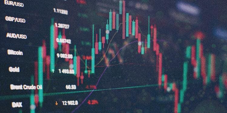crypto exchange on screen
