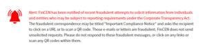 fincen boi scam warning