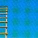 ladder on a blue sky