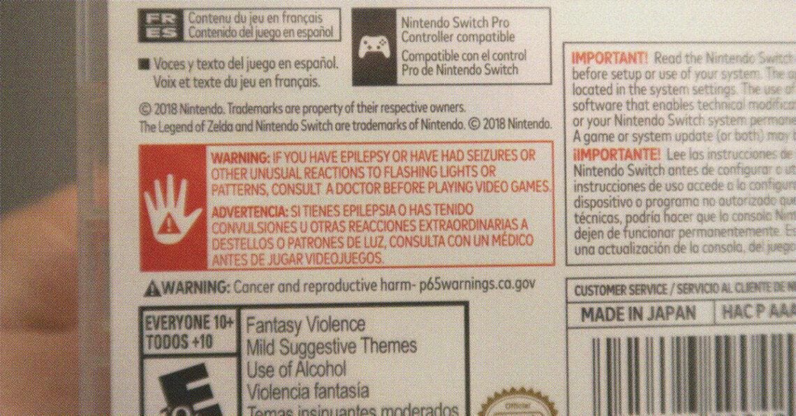 prop65 warning label