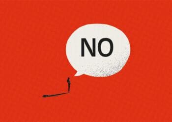 saying no illustration