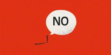 saying no illustration