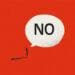 saying no illustration