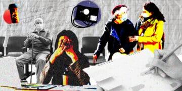 employee caregiving collage