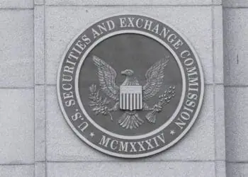 sign on front of sec building