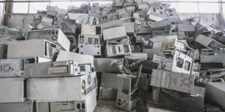 room filled with old computers