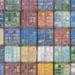 shipping containers in colorful stack