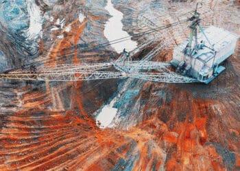 mineral mining operation