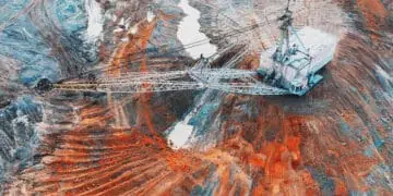 mineral mining operation