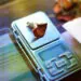 weighing mushrooms for microdosing