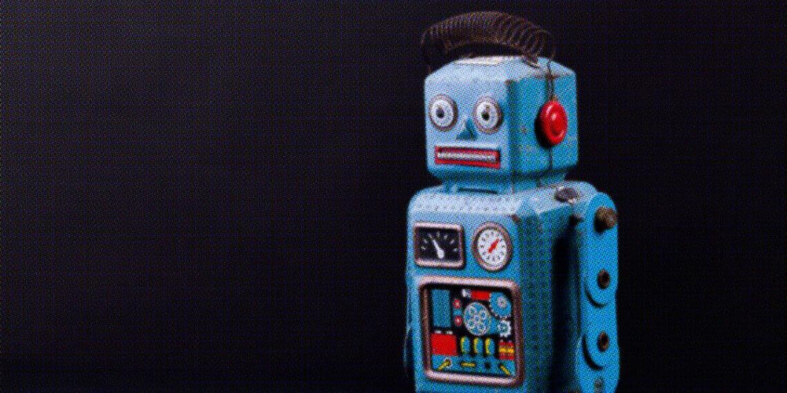 confused toy robot