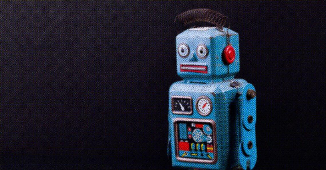 confused toy robot
