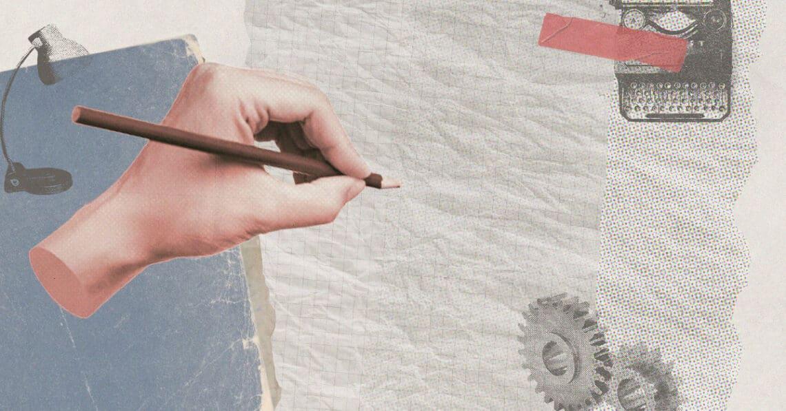 digital collage representing corporate secretary job items