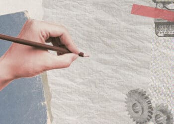 digital collage representing corporate secretary job items