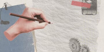 digital collage representing corporate secretary job items