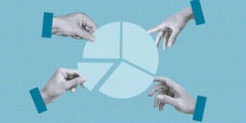 shareholder voice concept hands