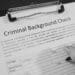 hand signing criminal background check form