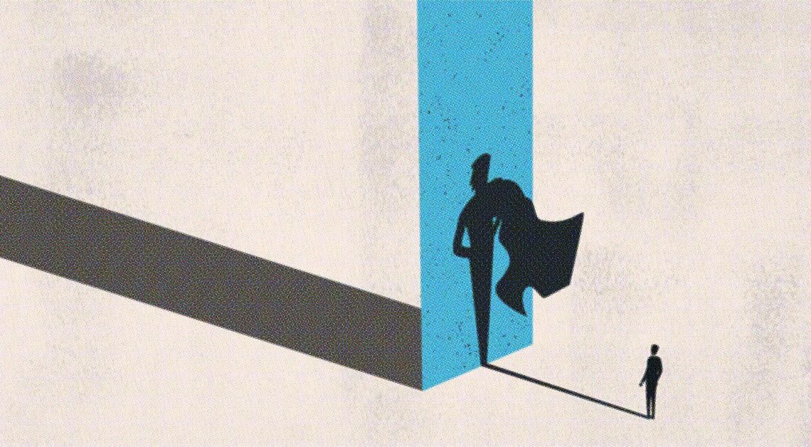 hero leadership concept