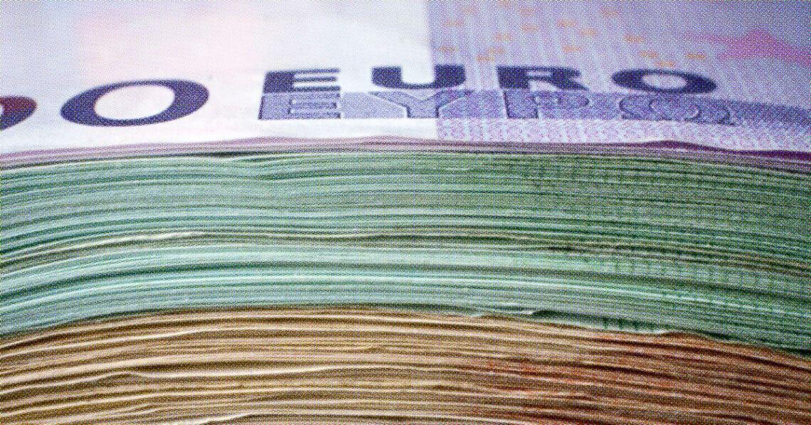 stack of euros