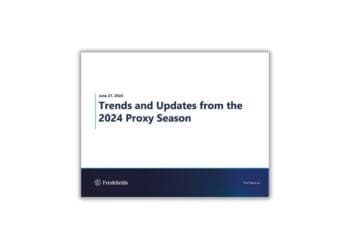 Freshfields Trends and Updates From Proxy Season