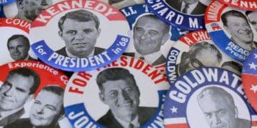 vintage us election pins