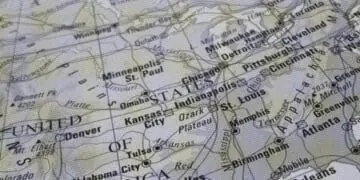 us map black and white