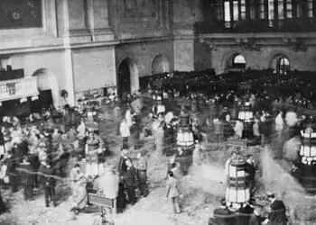 vintage image new york stock exchange