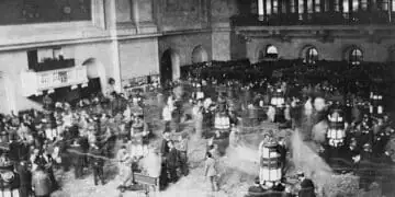 vintage image new york stock exchange