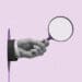 magnifying glass internal investigation digital collage