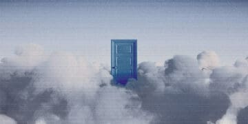 3d rendering representing inaccessible door