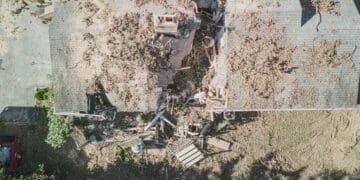 hurricane helene damage hendersonville north carolina