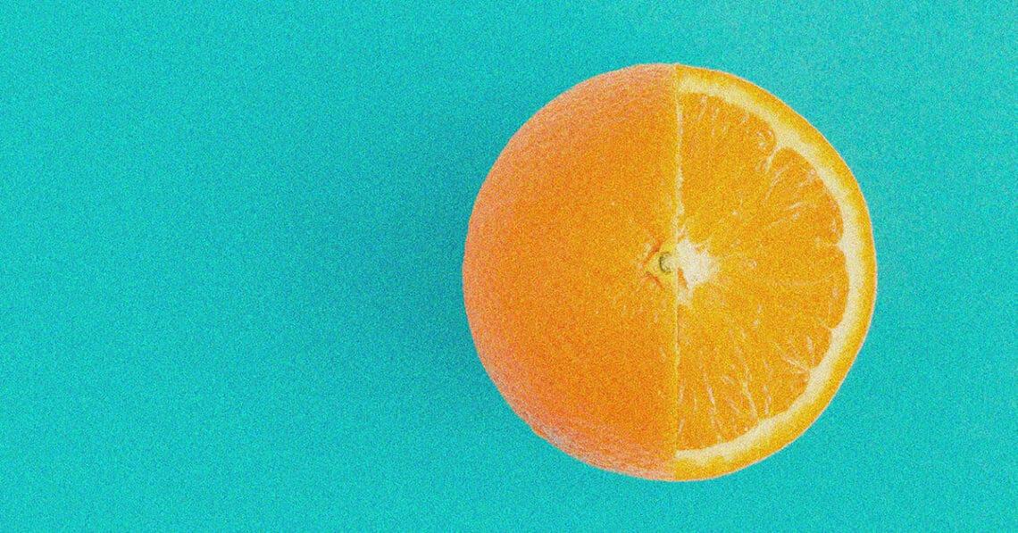 sliced orange metaphor for company ownership