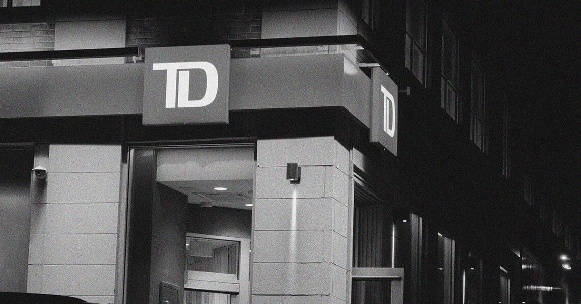 td bank sign