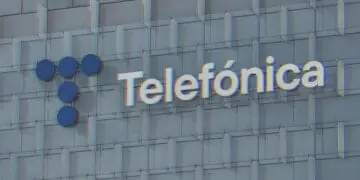 telefonica building sign