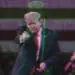 trump pointing on stage