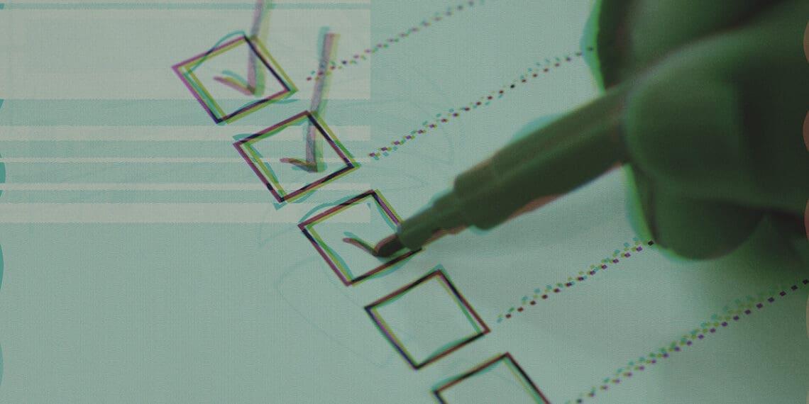 checking boxes on list