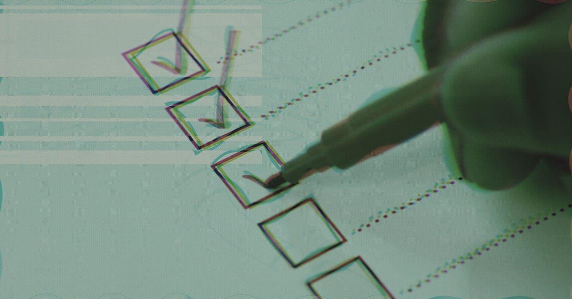 checking boxes on list