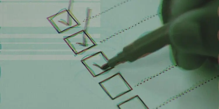 checking boxes on list