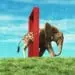 giraffe becoming elephant change concept