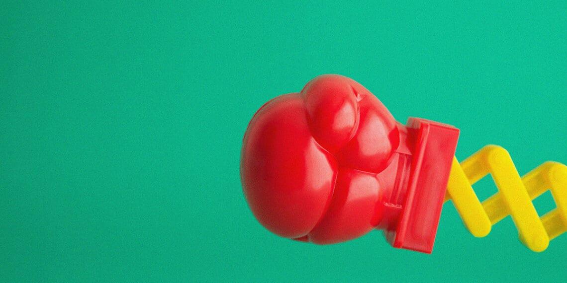 plastic punching toy