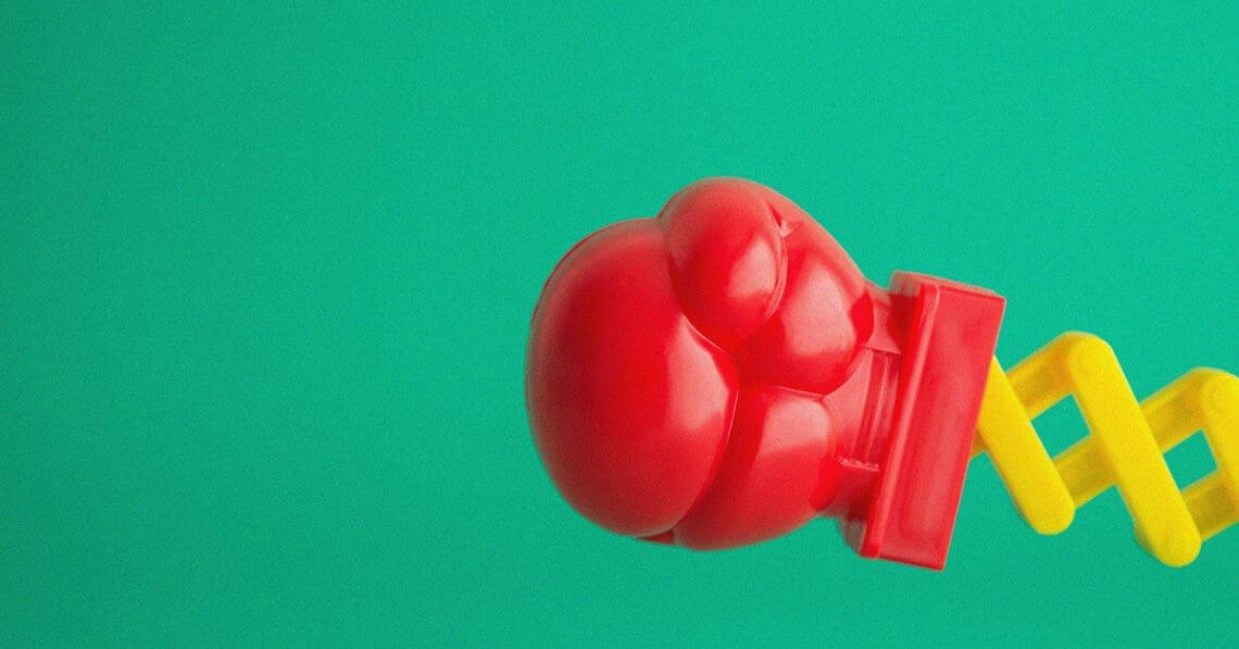 plastic punching toy
