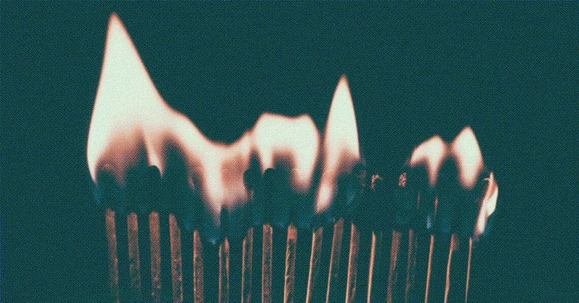 matches on fire