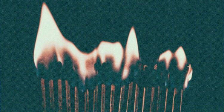 matches on fire