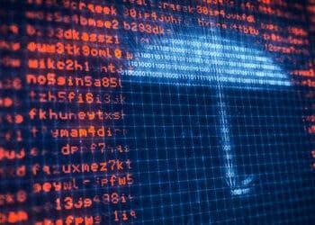 cyber insurance concept data and umbrella