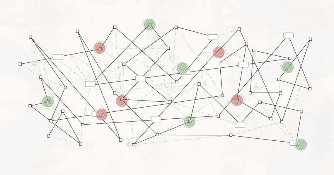 frustrating organizational chart abstract concept